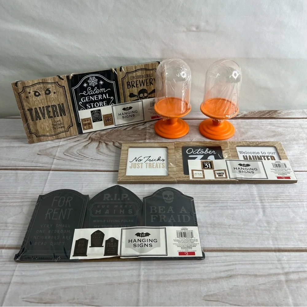 Target Halloween Hanging Sign Bundle - Target
